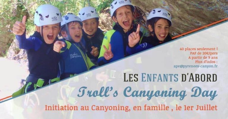 Initiation au Canyoning pour les enfants