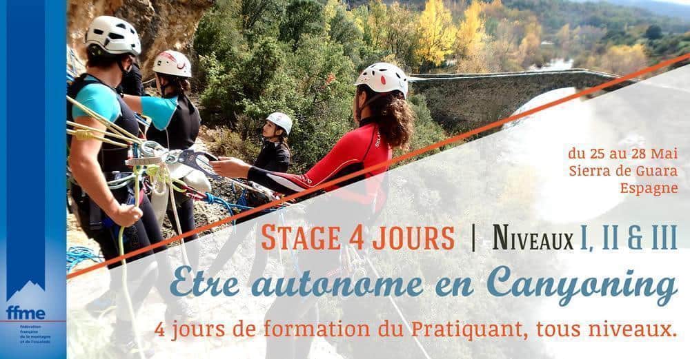 canyoning formation 2017
