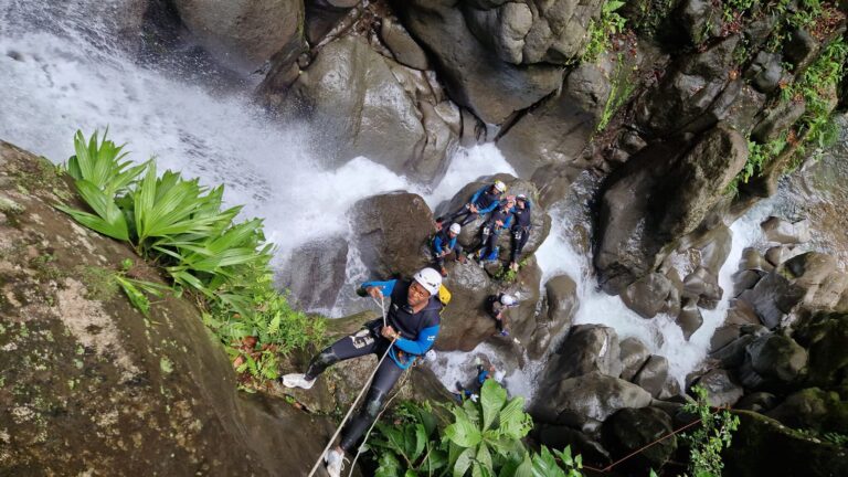 Sortie de canyoning en Guadeloupe