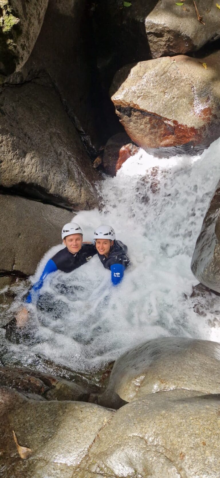 Canyoning in Guadeloupe im Februar