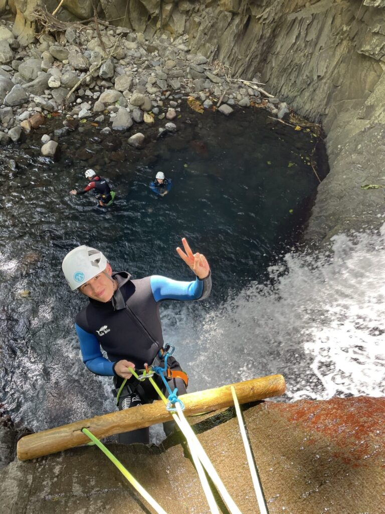 Familien-Canyoning in Bouillante