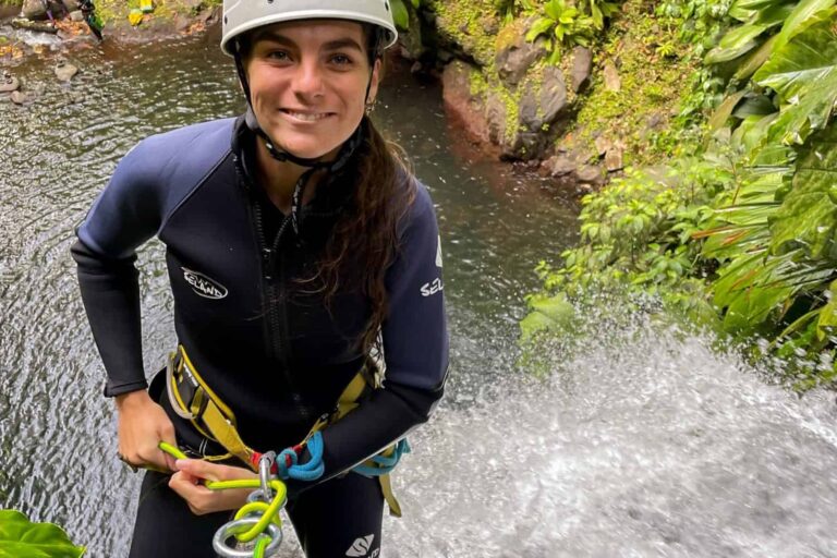 Experten-Canyoning im Bois Malaisé, Guadeloupe
